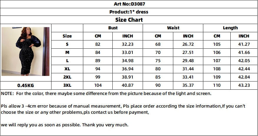 Party Women's Dress for New Year Sequin Women Clothes Sleeve Black Hip Party Dress Elegant Dresses for Women